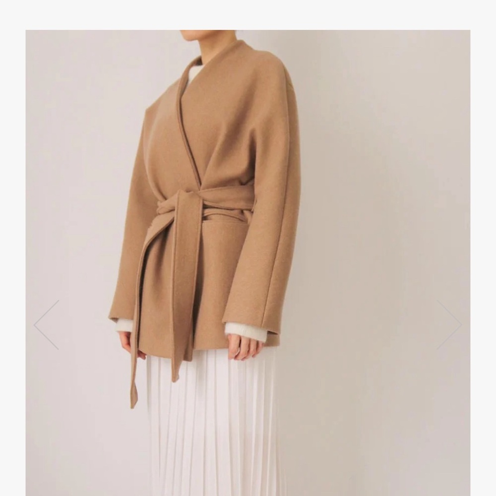 Metaformose Kimono Wool Jacket, Camel